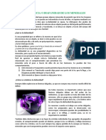 Tranparencia o Diafanidad de Los Minerales