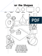 Color The Shapes: Circle Square Triangle Diamond Rectangle