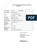 Format Pengisian Data Potensi Gerakan Pramuka Gugus Depan 2017