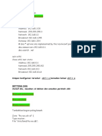 #Nano /etc/network/interfaces: Simpan Konfigurasi Tersebut CTRL + o Kemudian Keluar CTRL + X