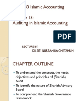 AFS2033 - Lecture 13 - Auditing in Islamic Accounting