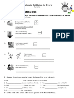 Present Continuous: Academia Britânica de Évora