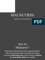 Malnutrisi (Marasmus Dan Kwashiorkor)