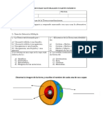 Prueba Capas de La Tierra 4 Basico