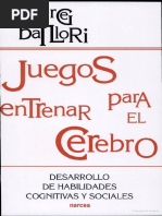 Batlori. Juegos para Entrenar El Cerebro PDF