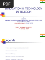 Innovation & Technology in Telecom: Tdsat Seminar Kolkatta