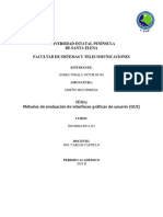 Metodologias de Evaluación de Interfaces Graficas de Usuario