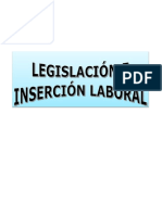 Legislación e Inserción Laboral