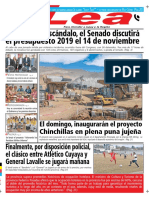 Periódico Lea Viernes 26 de Octubre Del 2018