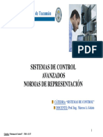 11 Sistemas de Control Avanzados Normas de Representación 2017