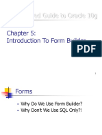 Enhanced Guide To Oracle 10g: Introduction To Form Builder