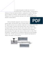 Osbourne Reynolds Apparatus Experiment