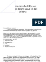 PLENO M5Peranan Ilmu Kedokteran Forensik Dalam Kasus Tindak Pidana