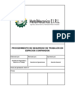 PETS-tec-01-Sp Rev 02 Procedimiento Trabajo en Espacios Confinados 2017