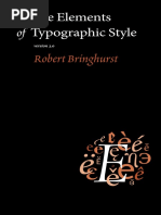 02 The Elements of Typographic Style