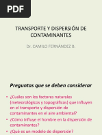 2 2 Transporte y Dispersión de Contaminantes