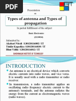 Types of Antenna and Types of Propagation