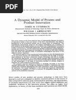 A Dynamic Model of Process and Product Innovation