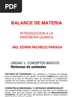 Balance de Materia Introduccion