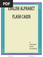 English Alphabet Flash Cards