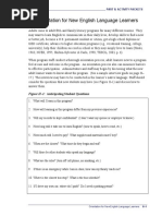 Orientation For New English Language Learners: Figure II-1: Anticipating Student Questions