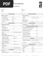 Data Sheet For SINAMICS Control Unit CU230P-2 HVAC: Ambient Conditions Electrical Data