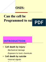 Apoptosis: Can The Cell Be Programmed To Suicide ?