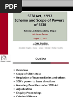 Scheme & Scope of Power of SEBI