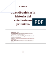 Contribución A La Historia Del Cristianismo Primitivo: F. Engels