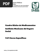 Cuadro Básico de Medicamentos IMSS