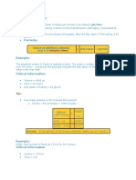 Calculating Drip Rate