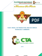 PLAN ANUAL DE TRABAJO DE CTA: MSc. LUIS BELTRAN YUCRA GONZALES