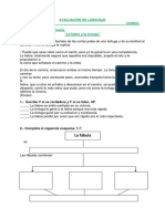 Evaluación Leyenda y Fábula