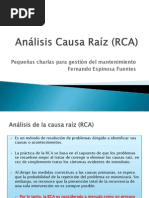 Analisis Causa Raiz (Rca)