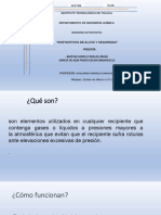 Dispositivos de Alivio y Seguridad