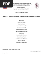 Fisiología Celular. Práctica 7 Modulación de Una Función Celular Por Señales Químicas