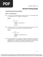 Spread Footing Design: U D A P Q