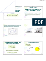 1 Curvas y Funciones Vectoriales