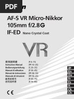 AF-S VR Micro-Nikkor 105mm f/2.8 If-Ed: Nano Crystal Coat