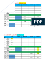 Horario Fermin y Liz 2018