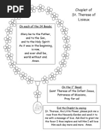 St. Therese Chaplet