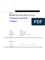 Ra-024 Use Case Specification