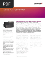 Ruckus ICX 7150 Switch Datasheet