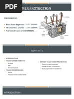 Protecion of Transformer