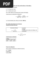 Calculo de Luminarias