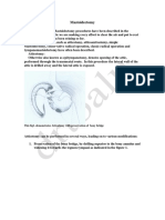 Mastoidectomy Various Types