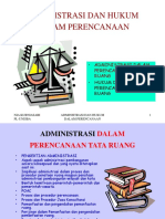 Administrasi Dan Hukum Dalam Perencanaan