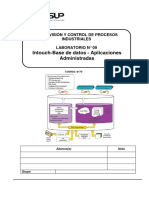 Lab 09 - Intouch Base Datos - Aplicaciones Administradas