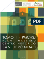 Plan Maestro Del Centro Histórico de San Jerónimo Tomo I - PMCHSJ v11 Junio