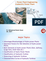 Hydro Power Plant Lecture